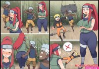 Porn comic Kushina Training Session Sex comic Naruto was distracted