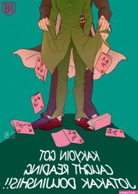 sixpage Kakyoin Got Caught Reading Jotakak Doujinshis!!