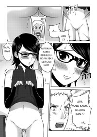 Baca Komik Hentai Sarada godain naruto