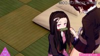 tanjiro x nezuko hantai