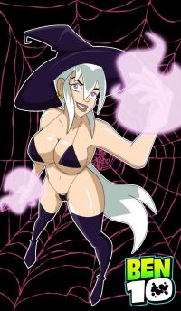 Charm caster from ben Ten flash off her wicked bod.