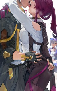 Caelus Kafka and Silver Wolf