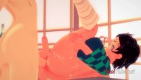 Kimetsu no Yaiba Yaoi Hentai 3D