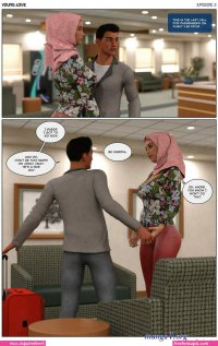 comic hijab sex with son
