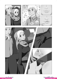 comic hijab sex with son