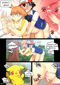 Ash x Misty Trip with Pikachu porn comic