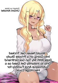 Futa on Male Futanari Kyokon Kuro Gal Kanojo to Benkyou Oheya Date da to Omottara Soku Onaho Atsukai Fukujuu Gyaku Anal nante.. Manga by Aimaitei Umami