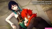 Diluc and Venti yaoi