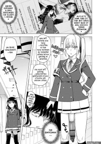 Slutty hentai schoolgirl uses hypnosis app to get big dicked futanari to fuck her rough