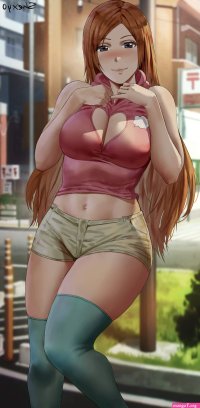 Inoue Orihime OnOff Nude By Shexyo