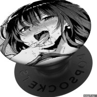 : Ecchi Otaku Hentai Waifu Ahegao Girl Manga Anime Gift PopSockets PopGrip: Swappable Grip for Phones Tablets PopSockets Adhesive PopGrip : Cell Phones Accessories