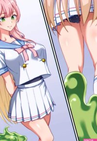 Full Color Speechless Manga 15P Art:Khear Blue Archive Hanako Urawa Slime Possession