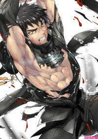 black monkey mazjojo touken ranbu doudanuki masakuni male sword torn clothes