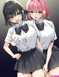 sky-freedom breast grab seifuku yuri
