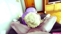 Boku No Hero Futanari Hentai 3D- Mitsuki Futanari boobjob and blowjob