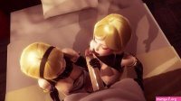 Fucked the twins from Nier: Automata l 3D hentai anime