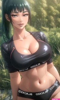 Maki Zenin BLACKED by Cyborgnigga on DeviantArt