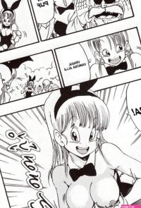 Bulma xxx Follando con Goku y Roshi Coleccion hentai