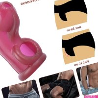 Soft Glue Chastity Cage para homens manga galo anel de pênis Delay Lock evitar a ereço escroto maca Bondage Sex Tool Adult Shop