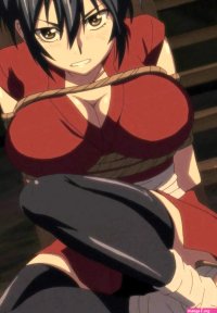 Manyuu Chifusa all tied up