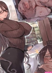 Kinou Toshokan ni Ittara Ero Manga ni Dete kisou na Onee-san ga Ita