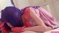 Oshi no ko Adorable Cosplayer get Drilled Hoshino Ai Asian manga porn anime crossdresser costume