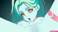 Cyberpunk Rebecca gets fucked anal anime hentai