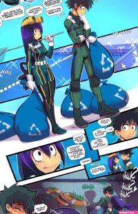 Porn comic Deku and Froppy SMASH. Part 2. My Hero Academia. Sex comic the exam at