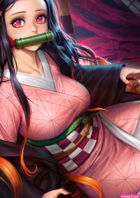Demon Slayer Nezuko Kamado Big Boobs Anime Sexy Nude Lady Print Canvas Hd Painting Poster Living Room Bedroom Handing Picture