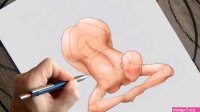 DESSINER le CORPS dune FEMME position SEXY TUTO