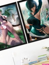 Jeu de dessin animé Fubuki Kaijin Hime fille nue sexy anime Kawaii tatsumaki DO S affiche dart impressions pour la maison image personnalisée