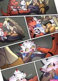Digimon ghost game comic