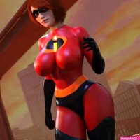 Porn comic Elastigirl. The Incredibles. NordFantasy. Sex comic selection of 3D