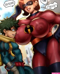 Porn comic Deku and Elastigirl. Wk Art Sex comic MILF Elastigirl was