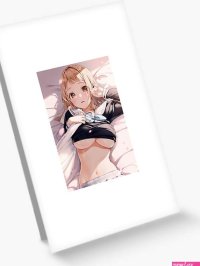 anime hentai anime girl anime sticker Hentai Sticker Hentai Girl Ecchi Ecchi Sticker Erotic Hentai Kawaii Otaku Perv Hot Hentai naughty comic girl manga naked erotic Greeting Card for Sale by