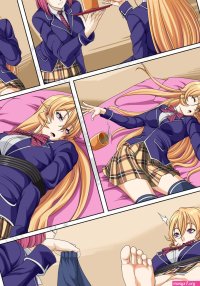erina and hisako footfetish and tickle torture by RankerHen