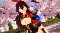 Genshin Impact Hentai 3D Futanari