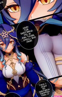 Porn comic Laylas Late Night Training Session. Genshin Impact Sex comic busty brunette was