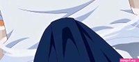 Anime girl dangles these massive tits while riding a cock