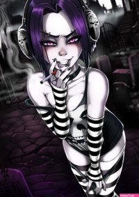TEEN GOTH RAVEN Cutie Comics