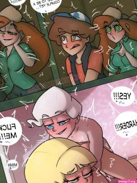 Gravity Falls Love Triangle Unveiled in Bunker 6alexalexalex6