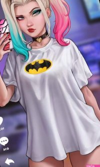 Harley Quinn tries to ruin NNN! Hentai english 02