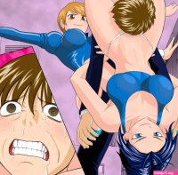 Awesome facesitting manga pics