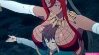Kazuma met Sylvia big boobs KonoSuba English dub