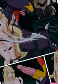 Pokemon Hentai Comic: Cynthia and Garchomp