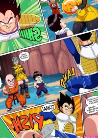 Bulma makes out with Vegeta on Namek