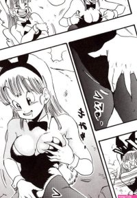 Bulma xxx Follando con Goku y Roshi Coleccion hentai