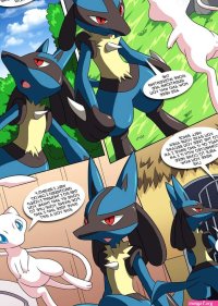 palcomix lucarios pokemon