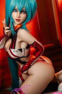 Cosplay High-tech Outfit Hatsune Miku Anime Sex Doll