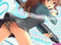 ass brown eyes brown hair mis res panties skirt underwear upskirt